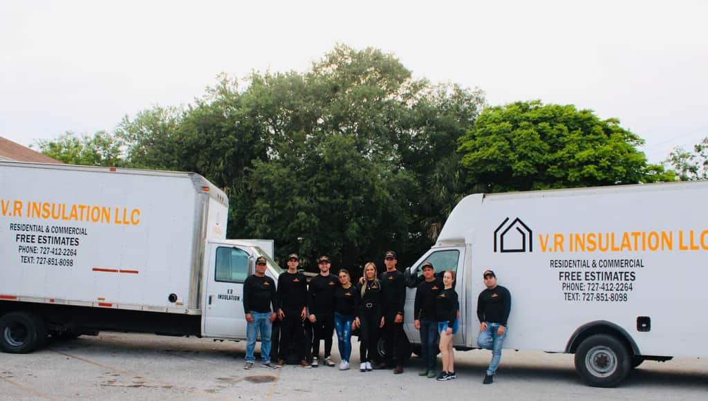The VR Insulation team on site